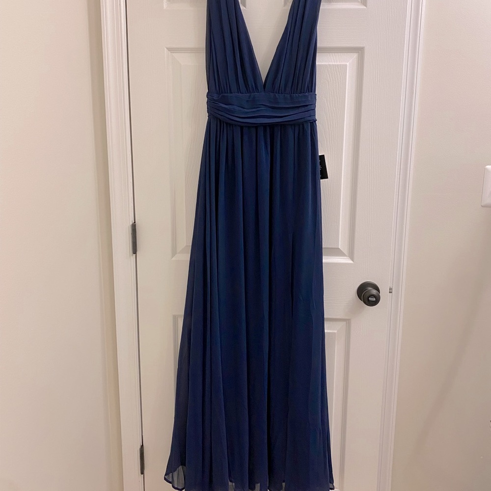 Long chiffon dress